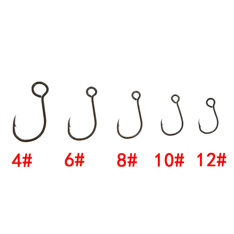12 개/몫 크기 4 # -12 #   낚시 미끼 교체 - Fishing Hook Assortment 리뷰 및 가격
