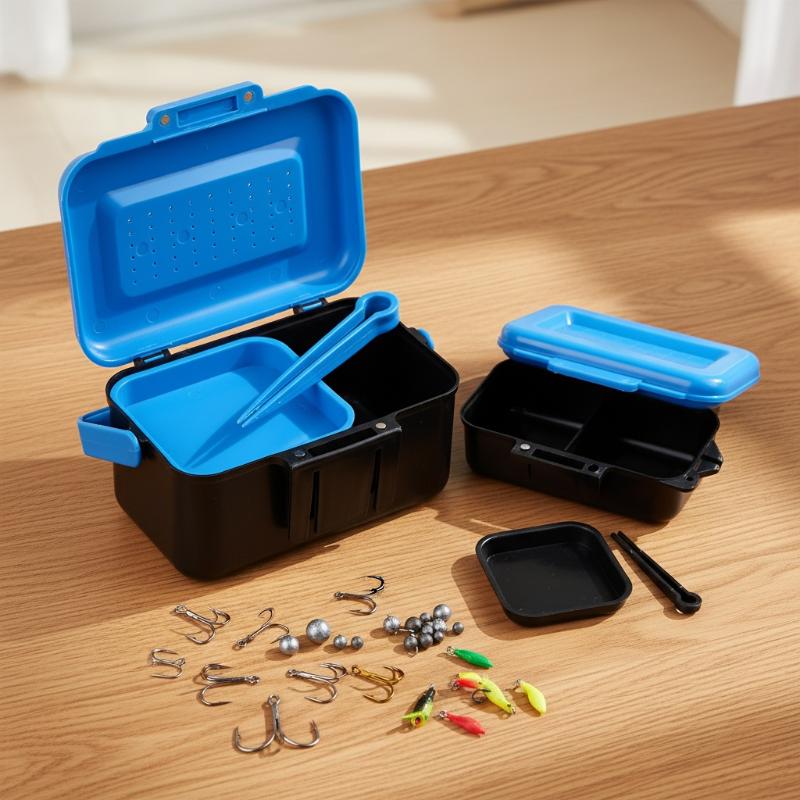 휴대용 낚시 도구 상자, 라이브 루어 미끼 지렁이 훅  - Fishing Hook Box 리뷰 및 가격