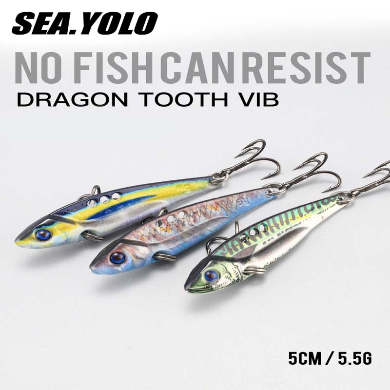 바다Yolo 3D 프린팅 금속 VIB 경질 미끼 미끼  - Fishing Hook Treble 리뷰 및 가격