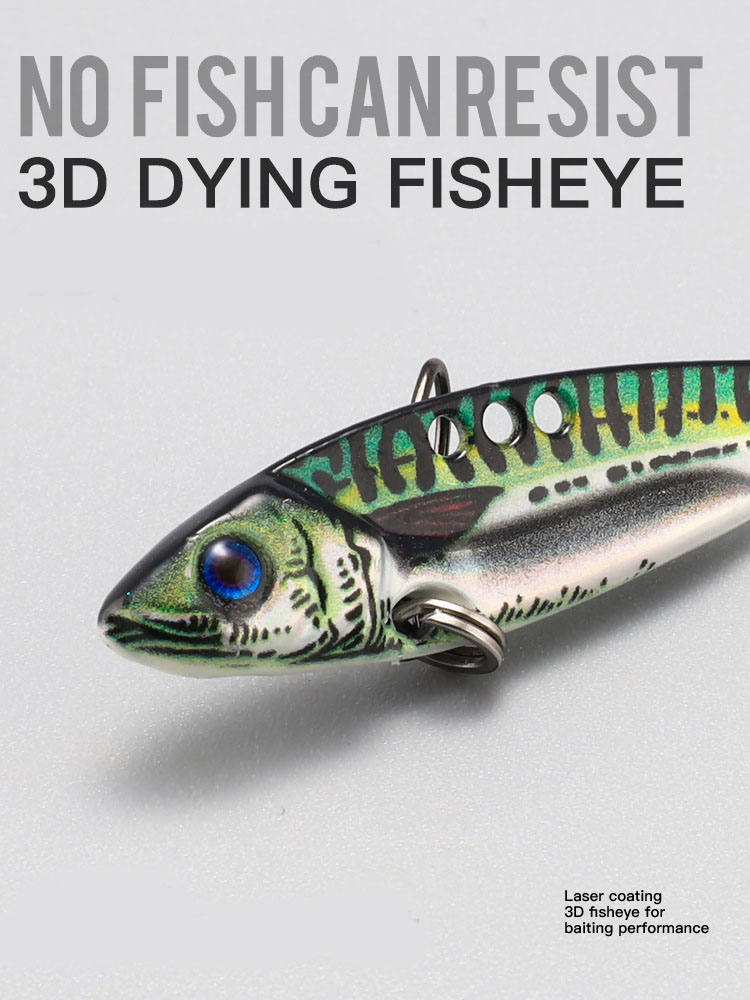 바다Yolo 3D 프린팅 금속 VIB 경질 미끼 미끼  - Fishing Hook Treble 리뷰 및 가격