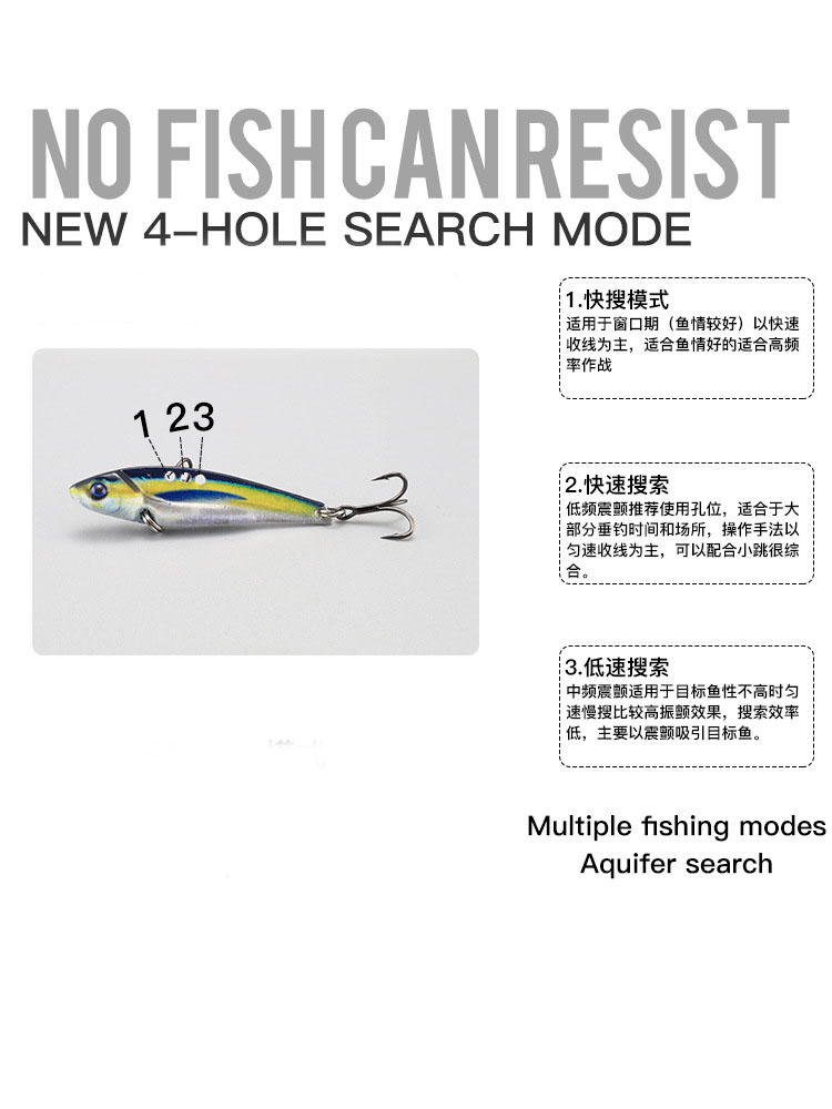 바다Yolo 3D 프린팅 금속 VIB 경질 미끼 미끼  - Fishing Hook Treble 리뷰 및 가격