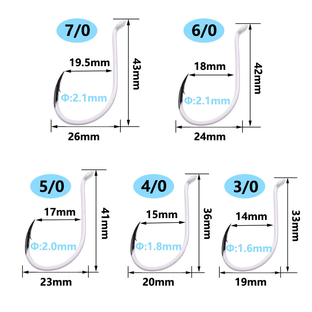 야광 수입 강철 문어 부리 후크 오프셋 클래식 미끼 후 - Fishing Hook Assortment 리뷰 및 가격